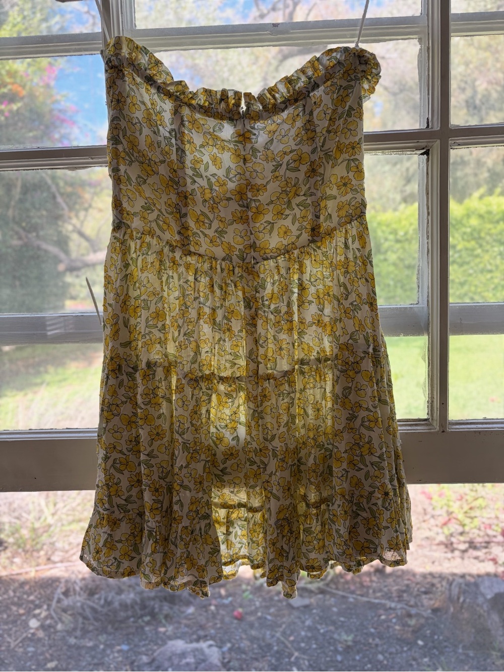 Vintage 2000’s Yellow Floral Dress